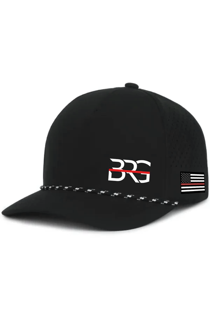 BRG Thin Red Line Laser Perforated Perfomance Cap