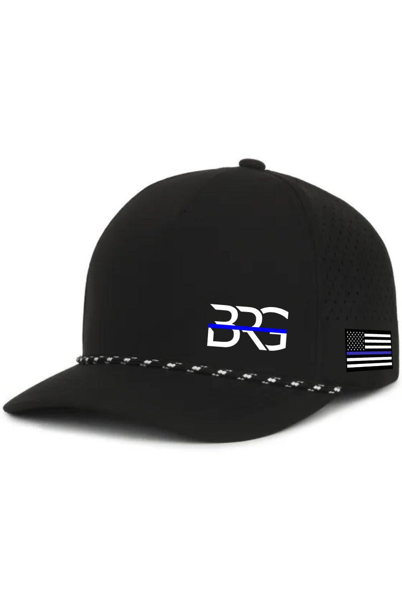 BRG Thin Blue Line Laser Perforated Perfomance Cap