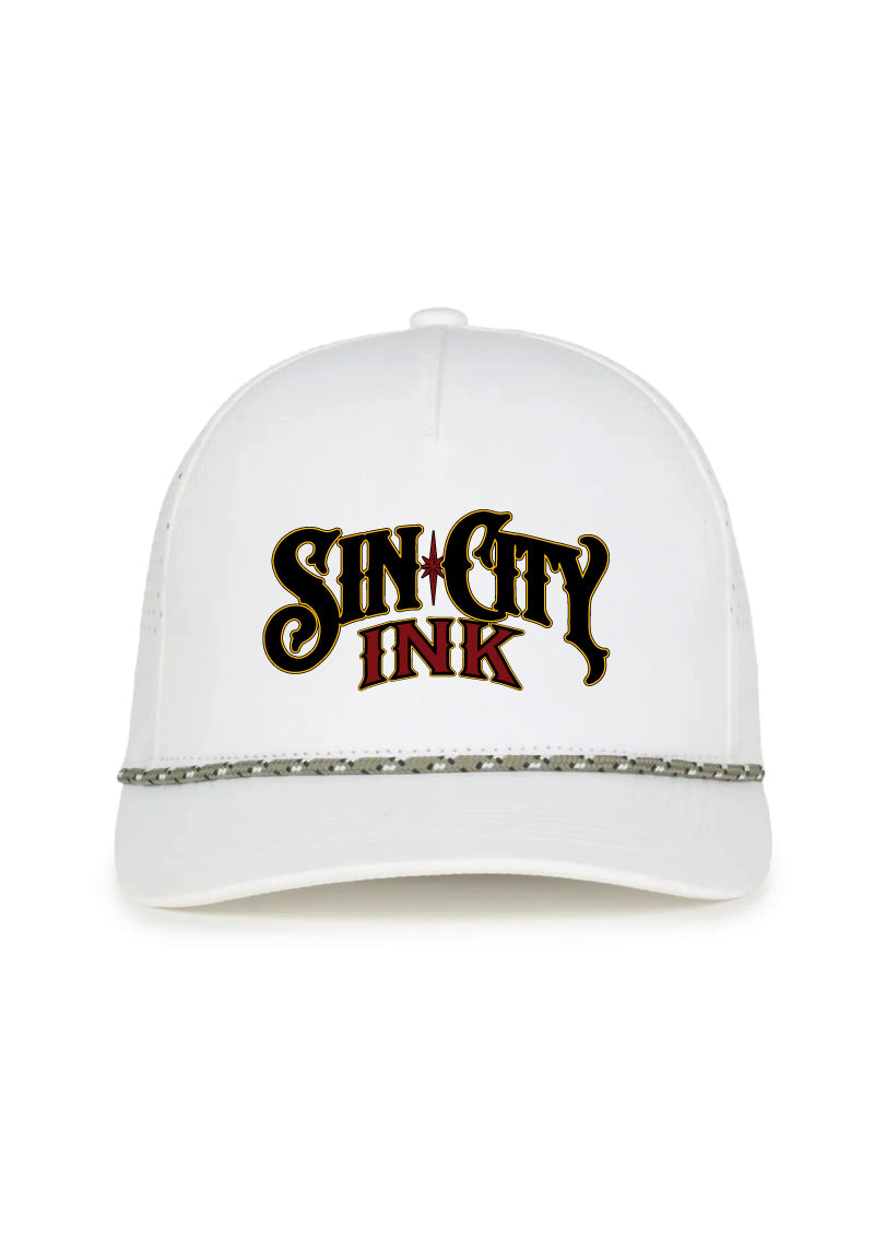 Sin City Ink Laser Perforated Perfomance Cap