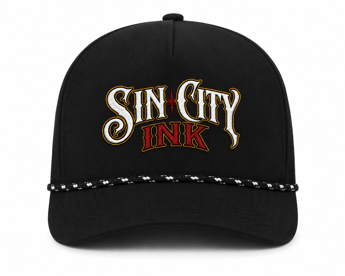 Sin City Ink Laser Perforated Perfomance Cap